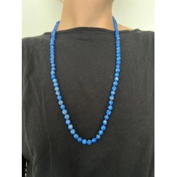 Lapis Lazuli 8mm kralen ketting 73 cm