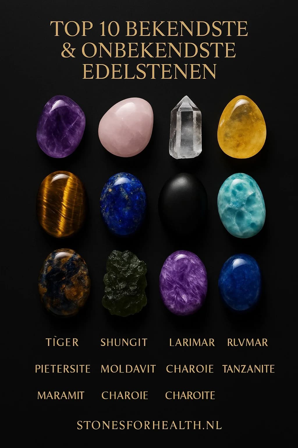 Top 10 Bekendste & Onbekendste Edelstenen Met Hun Werking