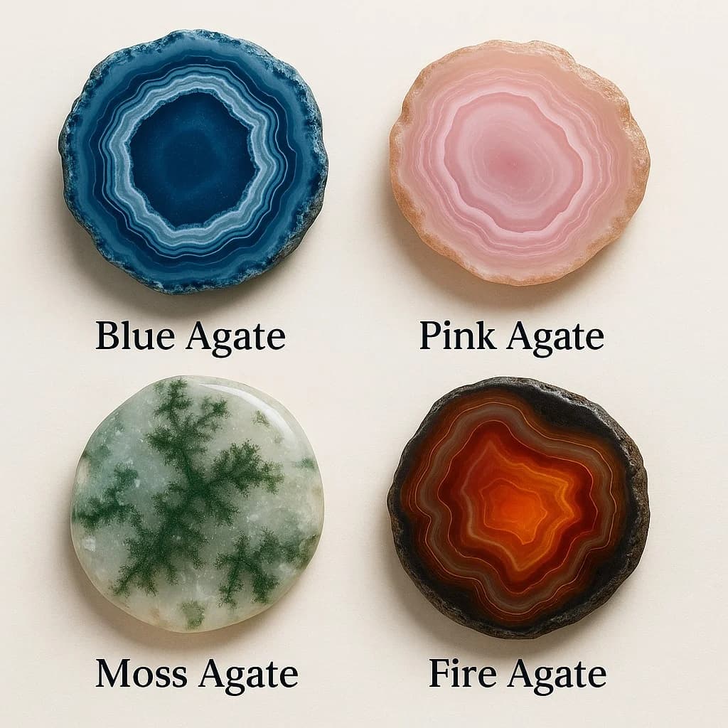Agaat: Betekenis, Soorten, Kleuren en Spirituele Werking