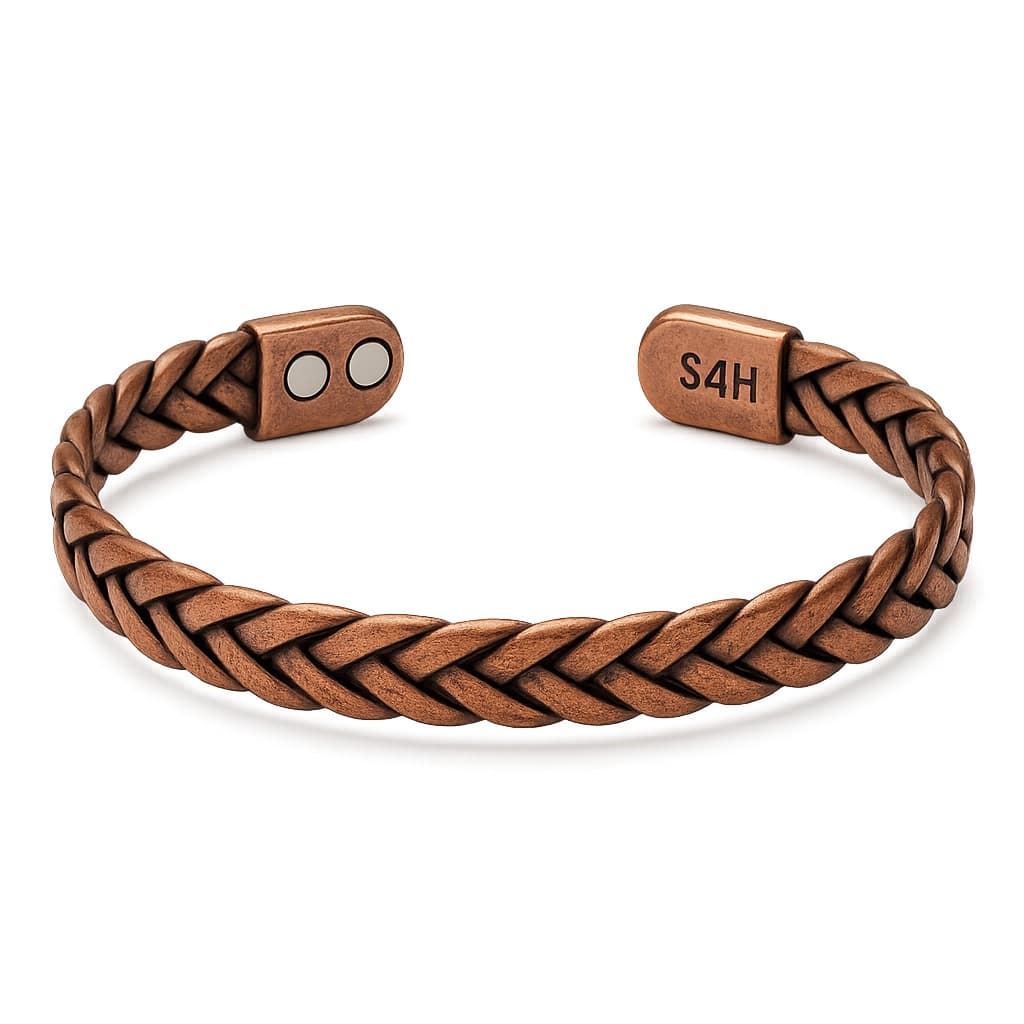 S4H Koperen Armbanden met Magneten - Stijl, Balans en Natuurlijke Energie