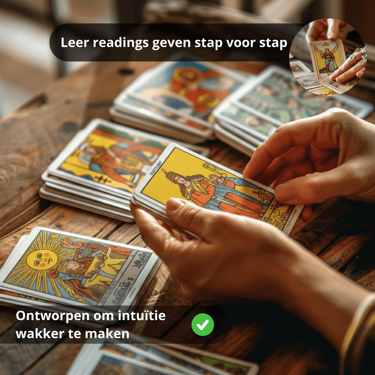 S4H Rider Waite® Tarot – Edelsteen voor Intuïtieve Kracht