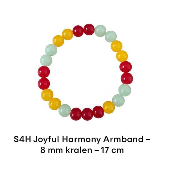 S4H Joyful Harmony Armband – 8 mm kralen – 17 cm
