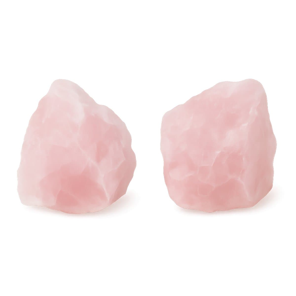 S4H - Ruwe Rozenkwarts stukken – ±100 gram – Liefde, Rust & Harmonie