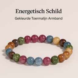 S4H Gekleurde Toermalijn Armband – Edelsteen voor Bescherming en Positieve Energie
