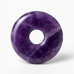 S4H - Gepolijste Donutvormige Amethist Edelsteen 30 mm