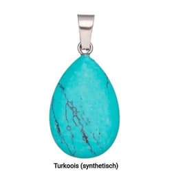 S4H Blauw Turkoois Synthetish Hanger Druppel 2 stuks