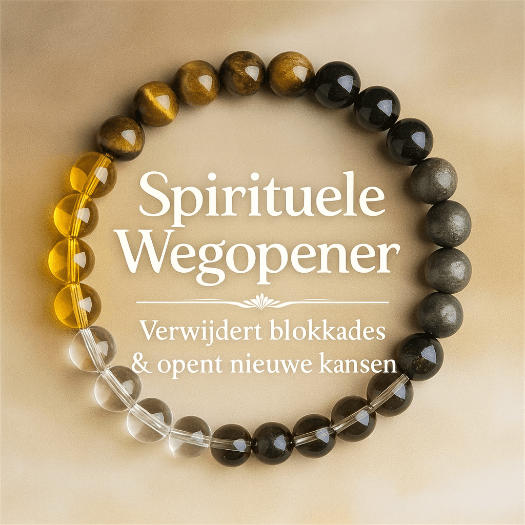 🌟 S4H Spirituele Wegopener Armband – 8mm Kralen