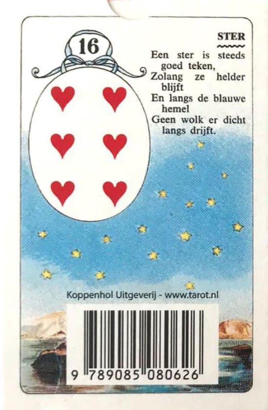 Lenormand waarzegkaarten originele uitvoering