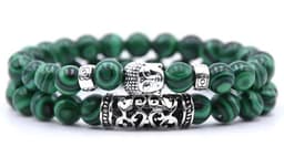 S4H Malachiet Buddha Armband – Edelsteen voor Bescherming en Innerlijke Rust