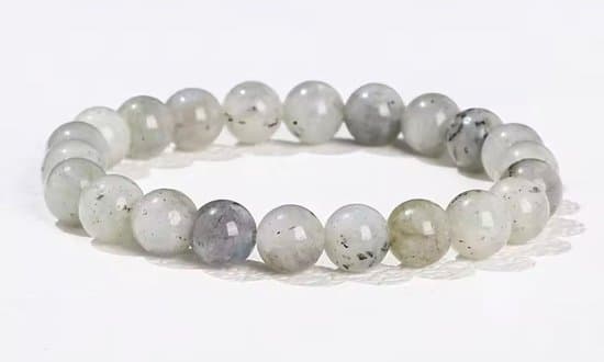 S4H Witte Spectroliet Armband – Edelsteen voor Bescherming en Helderheid