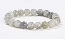 S4H Witte Spectroliet Armband – Edelsteen voor Bescherming en Helderheid