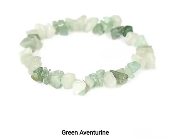 S4H 2 Stuks Groene Aventurijn Splitarmband 19 cm