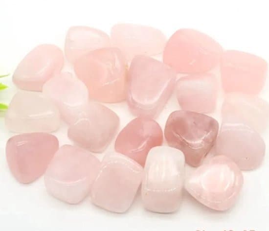 S4H Getuimelde Rozenkwarts Edelstenen – Edelsteen voor Liefde en Balans