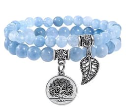 S4H Aquamarijn Armband – Edelsteen voor Innerlijke Rust en Communicatie