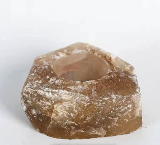 S4H Fluoriet Ruwe Theelichthouder – Edelsteen voor Focus en Helderheid