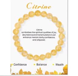 S4H Citrien Armband – Edelsteen voor Zelfvertrouwen en Manifestatie
