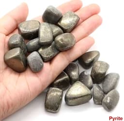 S4H Pyriet Trommelstenen – Edelsteen voor Kracht en Zelfvertrouwen