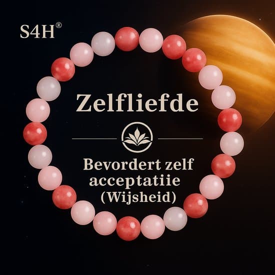 Zelfliefde Armband – Hartenergie, Zachtheid & Emotionele Balans | S4H