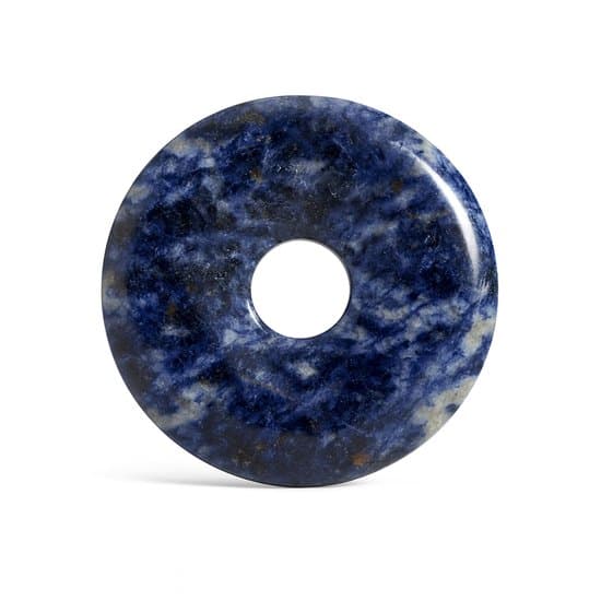 S4H - Gepolijste Donut sodalite 30 mm