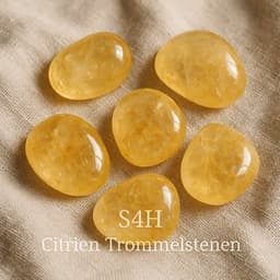 S4H Citrien Getuimelde Stenen 50 gram – Edelsteen voor Positiviteit en Energie