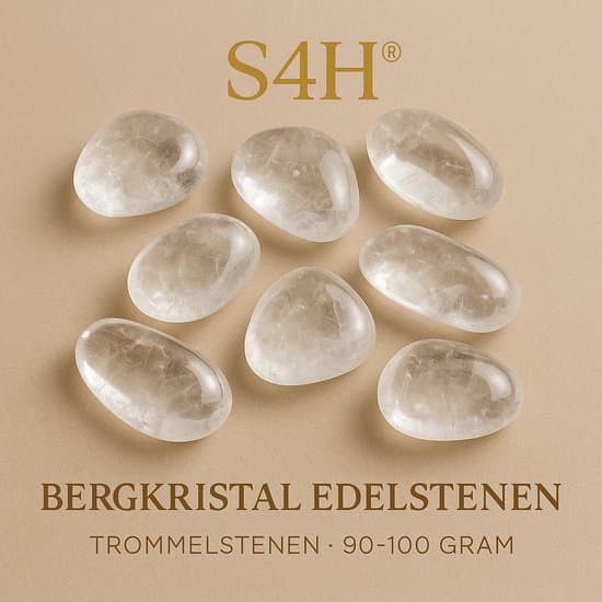 S4H – Bergkristal Edelstenen Trommelstenen – 90-100 gram