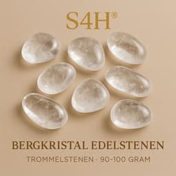 S4H – Bergkristal Edelstenen Trommelstenen – 90-100 gram