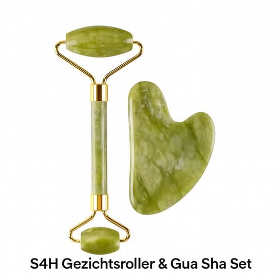 S4H Gezichtsroller & Gua Sha Set – Groene Jade