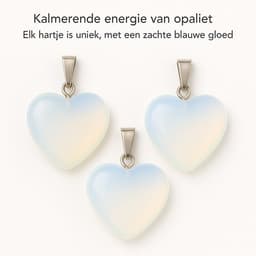 S4H – 3 x Opaliet Hart Hangers (20mm)