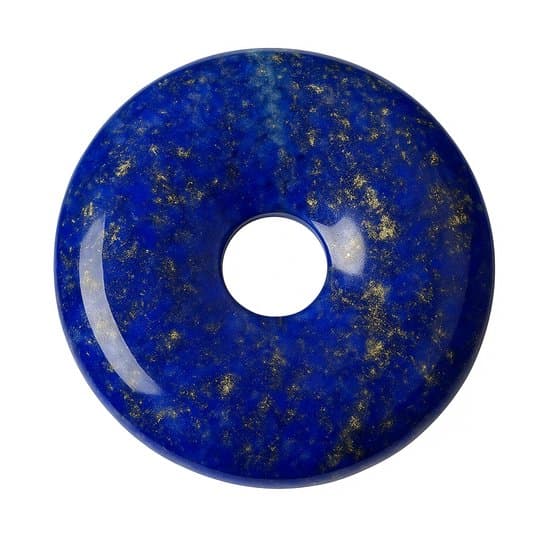 S4H - Gepolijste Donut Lapis lazuli 30 mm