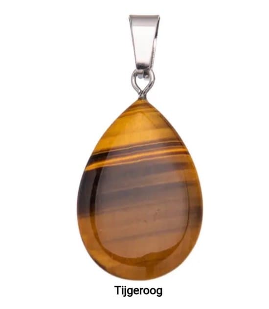 S4H Tijgeroog Hanger Druppel 2 stuks