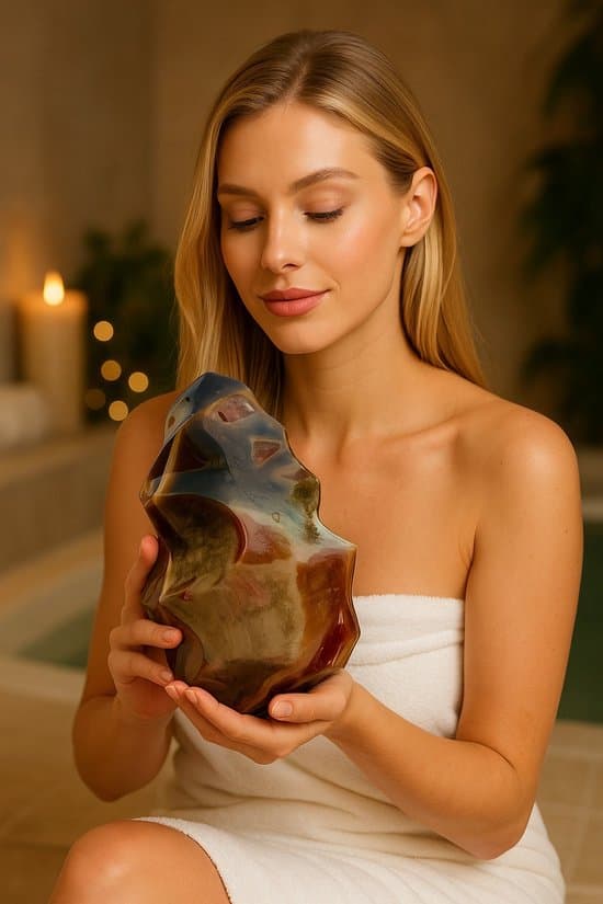 S4H Vuur Agaat en Oceaan Jaspis Edelsteen – Edelsteen voor Kracht en Rust