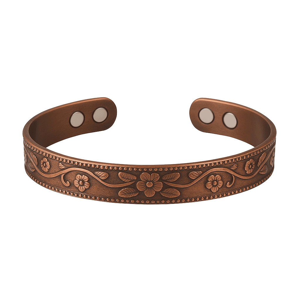 S4H Magnetische Koperen Armband met 3 Magneten – Unisex