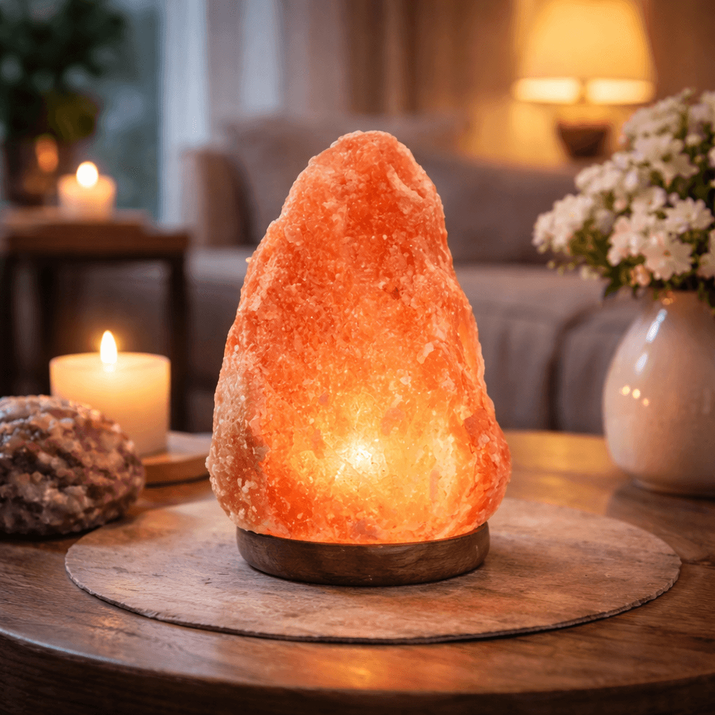 Himalaya Zoutsteen Lamp 2–3 kg – Incl. Kabel & 15W Lampje | Pakistan | Sfeer & Ontspanning