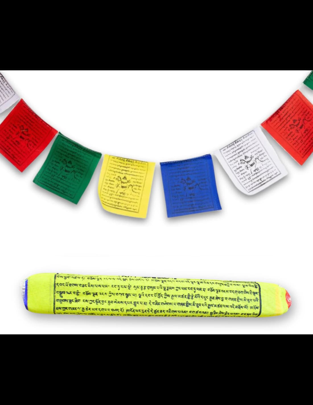 Tibetaanse gebedsvlag - 2,5 m lang - grote vlaggen