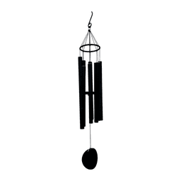 Zwarte Windgong – Orgel Toonladder “Pureness” | 95 cm | Zuivere Klank voor Rust & Harmonie