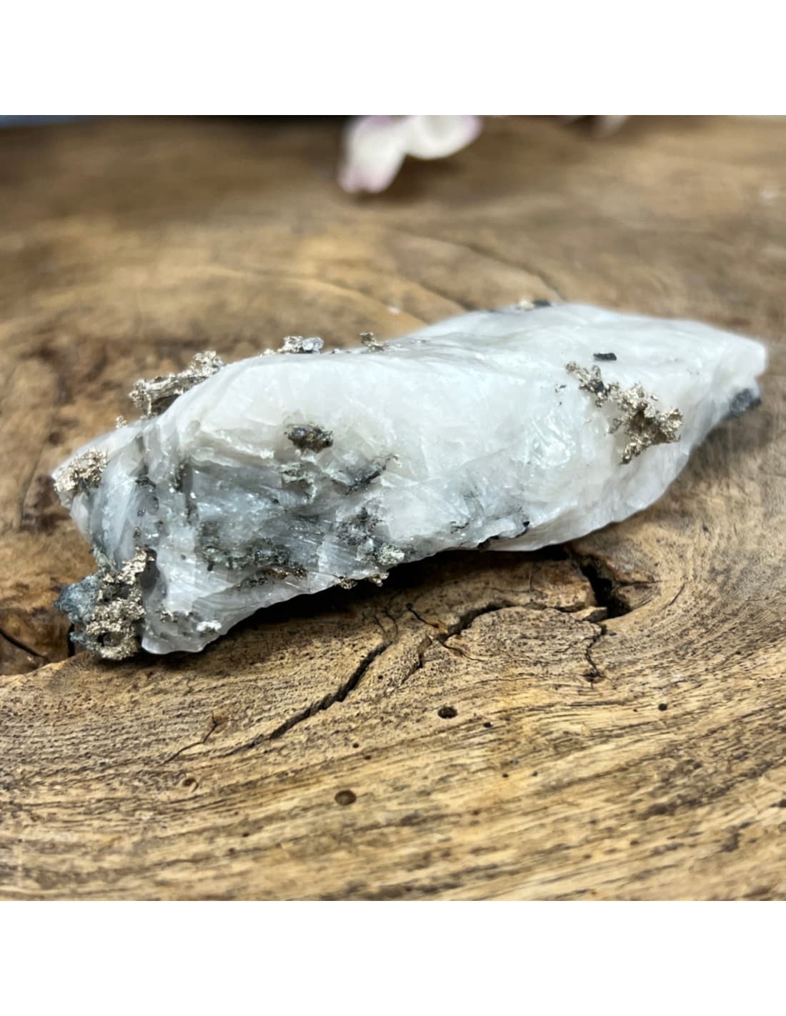 Zilver ruw op moedersteen nr.06