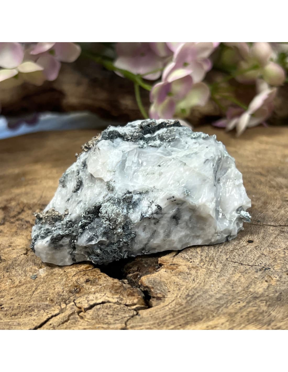 Zilver ruw op moedersteen nr.09